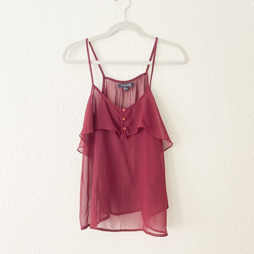 Forever 21 Maroon Tank